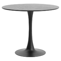 Eettafel 4 Personen Ronde Houten Basis Metaal