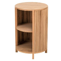 Nachtkastje van natuurlijk hout