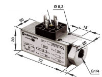 Norgren Drukschakelaar G1/4 1 tot 16 bar 1 wisselcontact