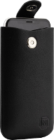 Norissy LederPouch 2XL SW GSM sleeve Geschikt voor model (GSMs): Universal Zwart