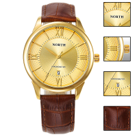 NORTH 6019 Business Simple Men Quartz Wrist Watch
