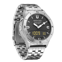 NORTH EDGE SNOW LEOPARD 50M Waterdichte barometer Hoogtemeter Thermometer Kompas Elektronica Display Digitaal Watch Outd