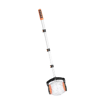 Notenverzamelaar Rolgende Tuin Notenplukker Telecopische Handgreep 1 Gall Capacity Aluminium Legering RVS Draadkooi voor