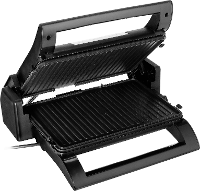 NOVA 02.110502.01.002 Grill Elektrisch Controlelampje, Inklapbaar, Anti aanbaklaag, Kabelgebonden Zwart