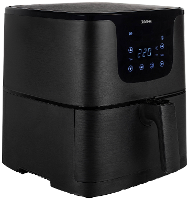 NOVA 02.180176.01.001 Airfryer 5.2 L 1700 W Timerfunctie, Oververhittingsbeveiliging, Anti aanbaklaag, Met display Zwart
