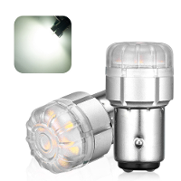 NOVSIGHT 12V 1157 5W LED Lamp 350LM Remlicht Lamp voor Achterlicht 3020SMD Omgekeerd Kniestelsel Licht
