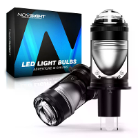 NOVSIGHT A500 T4 Direct Plug Lens H4 70W 20000LM Auto Koplamp Geschikt voor Linksrijdende Auto's