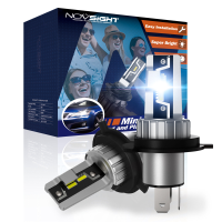 NOVSIGHT N57 2 STUKS Autokoplamp Led lampen Kit 6500K Koplamp IP68 Waterdichte LED koplamp Wit Licht
