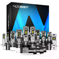 NovSight T11 LED koplampen 60W paar 16000LM 6500K wit licht IP68 waterdichte autokoplampen hoge helderheid lampen lange