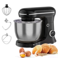 NovuLife 1500W 3 in 1 Elektrische Staandals mixer 5L met 10 snelheden verstelbaar 360° roeren Slimme timer ≤76dB laag la
