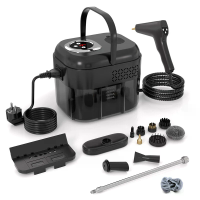 NovuLife 1500W Stoomreiniger 220V 120°C Hoge temperatuur 1700ml waterreservoir 6 Stoomniveaus Touch control Draagbare St
