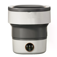 [EU Direct]NovuLife 16L draagbare opvouwbare wasmachine mini compacte wasmachine met centrifuge mand 3 wasprogramma's to