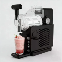 NovuLife YH1650 205W Slush Machine Countertop Frozen Drink Maker Ice Cream Maker Automatic Self Cleaning 5 Preset Progra