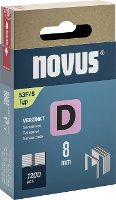 Novus Tools 042 0789 Nieten met plat draad Type 53F 1200 stuk(s) Afm. (L x b) 8 mm x 11.3 Mm