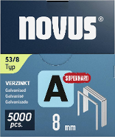 Novus Tools 042 0762 Nieten met fijn draad Type 53 5000 stuk(s) Afm. (L x b) 8 mm x 11.3 Mm