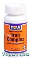 NOW IJzer Complex Tabletten