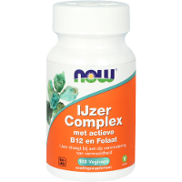 NOW IJzer Complex met actieve B12 en Folaat Vegicaps