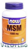 NOW MSM 1000mg Capsules