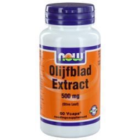 NOW Olijfblad Extract 500mg Tabletten 60st