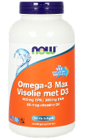 Now Omega 3 Max Visolie met D3 Softgels