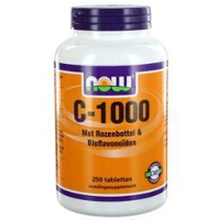 NOW C 1000 Rozenbottel & Bioflavonoïden Tabletten