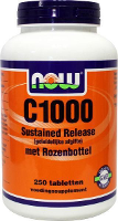 NOW C 1000 SR Rozenbottel Tabletten