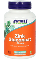 NOW Zink Gluconaat Tabletten