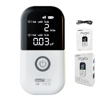 NOYAFA Geüpgraded EMF Meter Oplaadbare Elektromagnetische Veld Stralingssonde met Hoge Precisie LCD display voor Thuis K