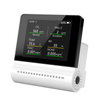 NOYAFA JSM16 5 in 1 Huishoudelijke Luchtkwaliteit Monitor PM2.5/CO2/HCHO/TVOC Detector Temperatuur Vochtigheid Tester