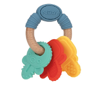 Nuby Bijtsleutels Hout & Silicone