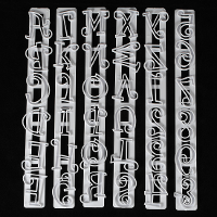Number Letter Paste Cake Plunger Cutter Gum Baking