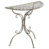NURRA   Tuintafel   Grijs   IJzer