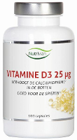 Nutrivian Vitamine D3 25mcg Capsules
