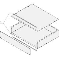 NVent SCHROFF 20860132 19 inch Afdichtingsset voor patchkast