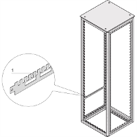 NVent SCHROFF 23130332 Verbindingskammen 1 stuk(s)
