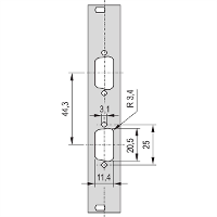 NVent SCHROFF 30118336 Frontpaneel 1 stuk(s)