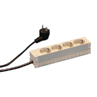 NVent SCHROFF 60110201 10 inch Stekkerdoos voor patchkast Zwart