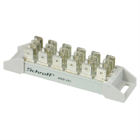 NVent SCHROFF 69001073 19 inch Spanningsrail voor patchkast Meerdere kleuren