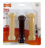 Nylabone Dura Chew 3 Pack Original / Chocolade / Original Smaak 3 Pack Tot 11 Kg