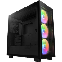 NZXT H7 Elite (2023) All Black Tempered Glass