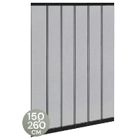 O'DADDY Lamellenhor 150x260   Deurgordijn   zwart