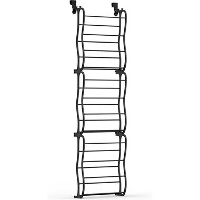 O'DADDYÂ® Hangend schoenenrek   Opdek en Stompe deur   20x51x182 zwart