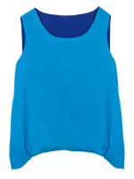 L 5XL Casual Lady Zacht Omkeerbaar Laag Solide Mouwloos Tank Topjes