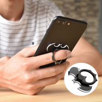 Oatsbasf Bat Metal 360 Degree Rotation Finger Ring Holder Desktop Stand for Samsung Mobile Phone