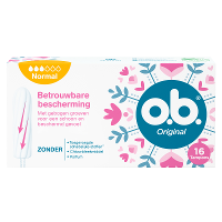 OB Original Tampons Normal   met gebogen groeven