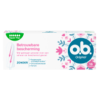 OB Original Tampons Super Plus   met gebogen groeven
