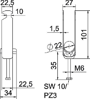 OBO Bettermann 1186218 Beugelklem 1 stuk(s)