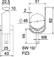 OBO Bettermann 1186242 Beugelklem 1 stuk(s)