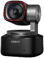 Obsbot Tiny 2 PTZ 4K webcam 3840 x 2160 Pixel Gebarenbesturing, Spraakbesturing, Snelle autotracking via AI, Standvoet