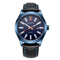 Ochstin Gq048a Fashion Men Quartz Watch Casual Leather Strap Sport Watch